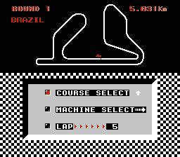 Michael Andretti's World GP screenshot 4 for NES
